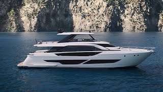 Luxury Flybridge Yacht  Ferretti Yachts 860 a new seamphony  Ferretti Group [upl. by Boice]