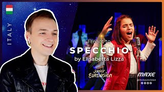 I react to ITALY quotSpecchioquot by Elisabetta Lizza  Junior Eurovision 2021  MAXE [upl. by Marni]