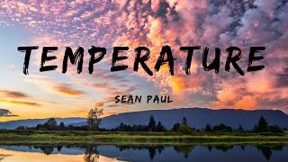 Sean Paul  Temperature Lyrics [upl. by Ocsecnarf]