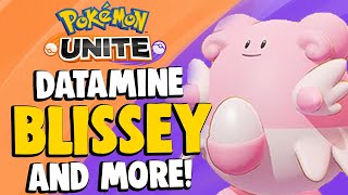 POKEMON UNITE DATAMINE LEAKS NEW Pokemon Blissey ALL Moves New Outfits amp More [upl. by Diet959]