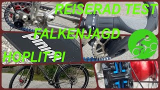 Testfahrt mit einem Reiserad von Falkenjagd Modell Hoplit Pi [upl. by Ruenhcs253]