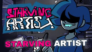 FNF VS Starving Artist  Friday Night Funkin Starving Artist mod Gameplay [upl. by Maurizia]