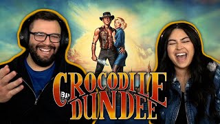 Crocodile Dundee 1986 First Time Watching Movie Reaction [upl. by Nosral]