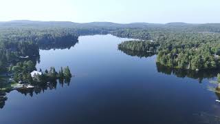 Beautiful Kearney Ontario  4K Aerial View [upl. by Meece]