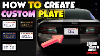 HOW TO CREATE CUSTOM PLATE IN GTA 5  CUSTOM NO PLATE 🛑  gta5 trending lygaming viralvideo [upl. by Colton168]