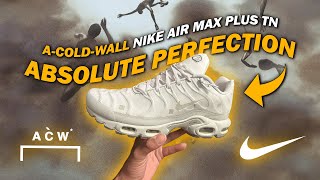 Icy Elegance A COLD WALL x NIKE AIR MAX PLUS TN Sneaker Review amp On Feet Showcase [upl. by Rillings]