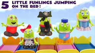 5 Little Monkeys Jumping on the Bed with Funlings Cars [upl. by Auqenaj441]