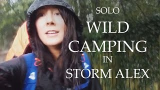 Solo Hiking amp Wild Camping in Storm Alex  Ridgeway Link  The Chilterns [upl. by Bernstein]