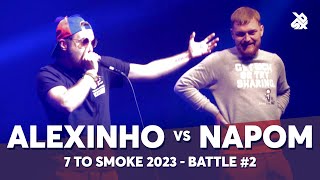 Alexinho 🇫🇷 vs NaPoM 🇺🇸  GRAND BEATBOX BATTLE 2023 7 TO SMOKE  Battle 2 [upl. by Netsirt]