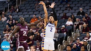 Minnesota State vs West Texas AampM  2024 DII mens basketball championship semifinals recap [upl. by Zetrok]