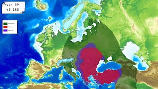 Modelling Homo sapiens spread in Europe [upl. by Dorrehs]