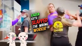 Karen SLAPS Worker Then Gets SLAPPED Into Next Week [upl. by Acirfa]