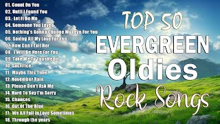 Top 50 Evergreen Oldies Rock Songs 60s 70s 80s Lionel RichieElton JohnBee GeesJourneyBilly Joel [upl. by Nirrak]