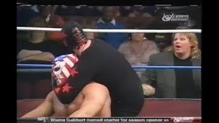 The Patriot vs Dark Patriot GWF wrestling [upl. by Aneehta]