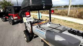 The Real Life VLOG 051 KAYAK TRAILER BUILD BONAFIDE SS127 thereallifeyoutube [upl. by Aihsekram]