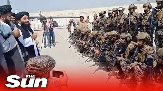 LIVE Afghanistan  Taliban take over Kabul airport after US troop withdrawal [upl. by Nahtnhoj677]