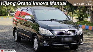 KIJANG INNOVA G BENSIN MANUAL 2012  Tangan Pertama Low KM [upl. by Nevar103]