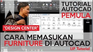 Cara Memasukan FURNITURE di AUTOCAD [upl. by Dukey]