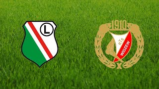 Legia vs Widzew spotkanie na trasie Wrocław  Legnica 31102024 [upl. by Enilada]