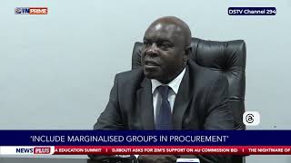 Include marginalised groups in procurementNewsPlus [upl. by Kendyl83]