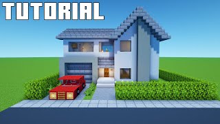 Minecraft Tutorial How To Make A Modern Suburban House 2 quot2022 Tutorialquot [upl. by Areemas]