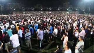 Massive turnout at Workers Party Rally Low Thia Khiang Speech Serangoon Stadium29 April 2011 [upl. by Rianna975]