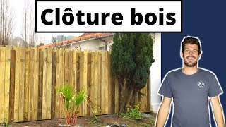 Nouvelle clôture en bois [upl. by Leander]