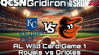 AL Wild Card Game 1  Royals vs Orioles  MLB The Show 24 [upl. by Giacomo]