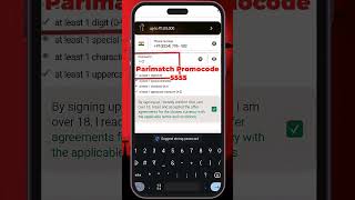 Parimatch Registration  Parimatch promo code  Parimatch bonuscode parimatch parimatchindia [upl. by Riki412]