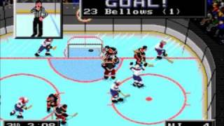 NHL 94 New York Rangers vs Toronto Maple Leafs [upl. by Akapol334]