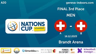 Suisse A  Suisse B  Finale 3ème place Homme  Coupe des Nations Tchoukball 2023  FR [upl. by Anders]