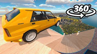 360° VR  CAR JUMP Experience [upl. by Sirehc]