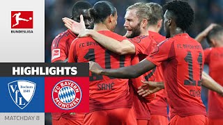 Bayern Cruise to Victory in Bochum  VfL Bochum 1848  FC Bayern München 50  Highlights  MD 8 [upl. by Synn]