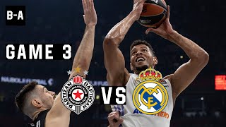 Partizan Belgrade  Real Madrid 8082  Full Highlights  Euroleague Playoffs Game 3  02052023 [upl. by Anyk784]