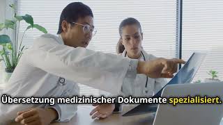 Medizinische Übersetzung und ihre Rolle im Gesundheitswesen und in der Medizintechnik [upl. by Settera]