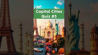 Capital Cities Quiz 3 facts quiz test geography fyp [upl. by Honebein]