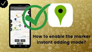 How to enable the marker instant adding mode on Map Marker [upl. by Willdon163]