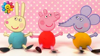 Learn Colors and 🐷 Animal Names with Play doh [upl. by Hayyifas]