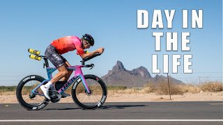 DAY IN THE LIFE  Swim Bike Run Food and Family [upl. by Atnahsa]