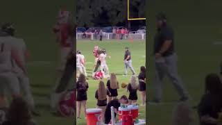 BBB with a tackle vs Waurika footballshorts football tackle shorts [upl. by Zandt]