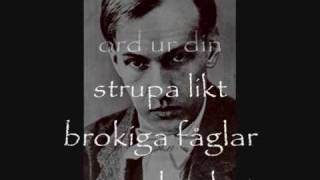 Dan AnderssonEn tröstesam visa till idealisten och läraren Angelman Thorstein Bergman [upl. by Monarski]