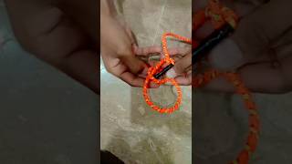 How to Tie a Secure Bowline Knot for Camping amp outdoor Adventure shortsfeed shorts [upl. by Aretahs]