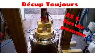 Fabriquer un pressoir hydraulique 5 tonnes pour du jus de pomme [upl. by Ralat]