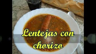 Lentejas con chorizo quotreceta tradicionalquot [upl. by Lyndon888]