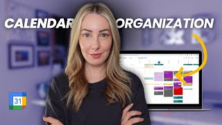 How I Organize My Google Calendar  Productivity  Time Blocking Tips [upl. by Olleina]