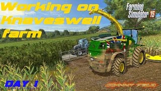 fs15 Working on knaveswell farm day 1 live stream [upl. by Llertnor242]