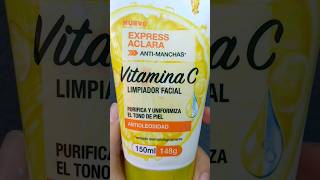 Garnier express aclara antimanchas vitaminac cuidadodelapiel limpiador viral short beauty [upl. by Kcajyllib284]