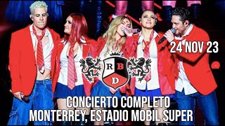 Concierto RBD Soy Rebelde Tour 23 Estadio Mobil Super Monterrey Mexico 24 Noviembre En Vivo Live [upl. by Torry]