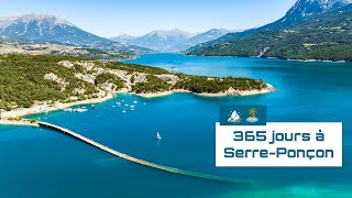 🏔️ Lac de SerrePonçon 🇫🇷 4k Drone [upl. by Nosnev]