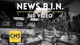 After the Floods Rebuilding Ellicott City 360 video in 3D [upl. by Thursby]